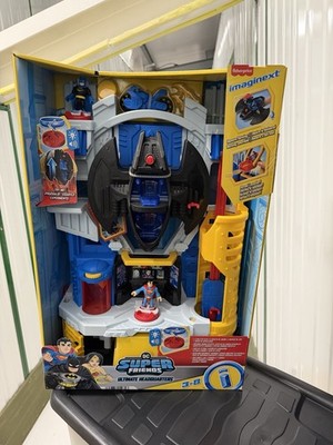 Imaginext DC Super Friends Batman Spielset Ultimatives Hauptquartier 2 Fuß hoch NEU!