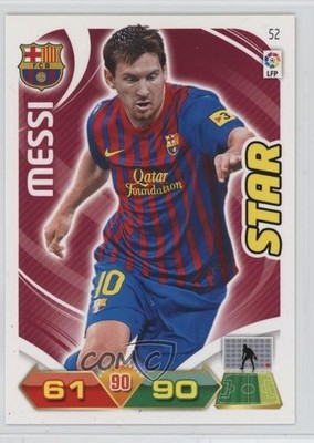 2011-12 Panini Adrenalyn XL Liga BBVA (La Liga) Star Lionel Messi #52 c4m