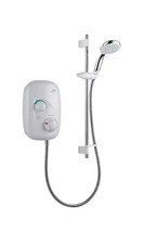Mira Event XS  Thermostatic Power Shower White/Chrome