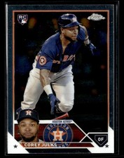 2023 Topps Chrome Update #USC193 Corey Julks Rookie Card Houston Astros