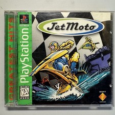 Jet Moto PlayStation 1 PS1 Greatest Hits Complete CIB Retro Racing Game Vintage