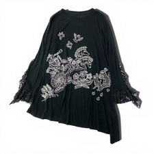 38c2 TOKUKO 1er VOL Tokukoplumievol Tunic Cut Saw Full Lace Sleeve Used AYAN-0