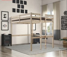 Memphis High Heavy Duty Bunk Bed High Pine Double VGC Used Once Modern Stylish