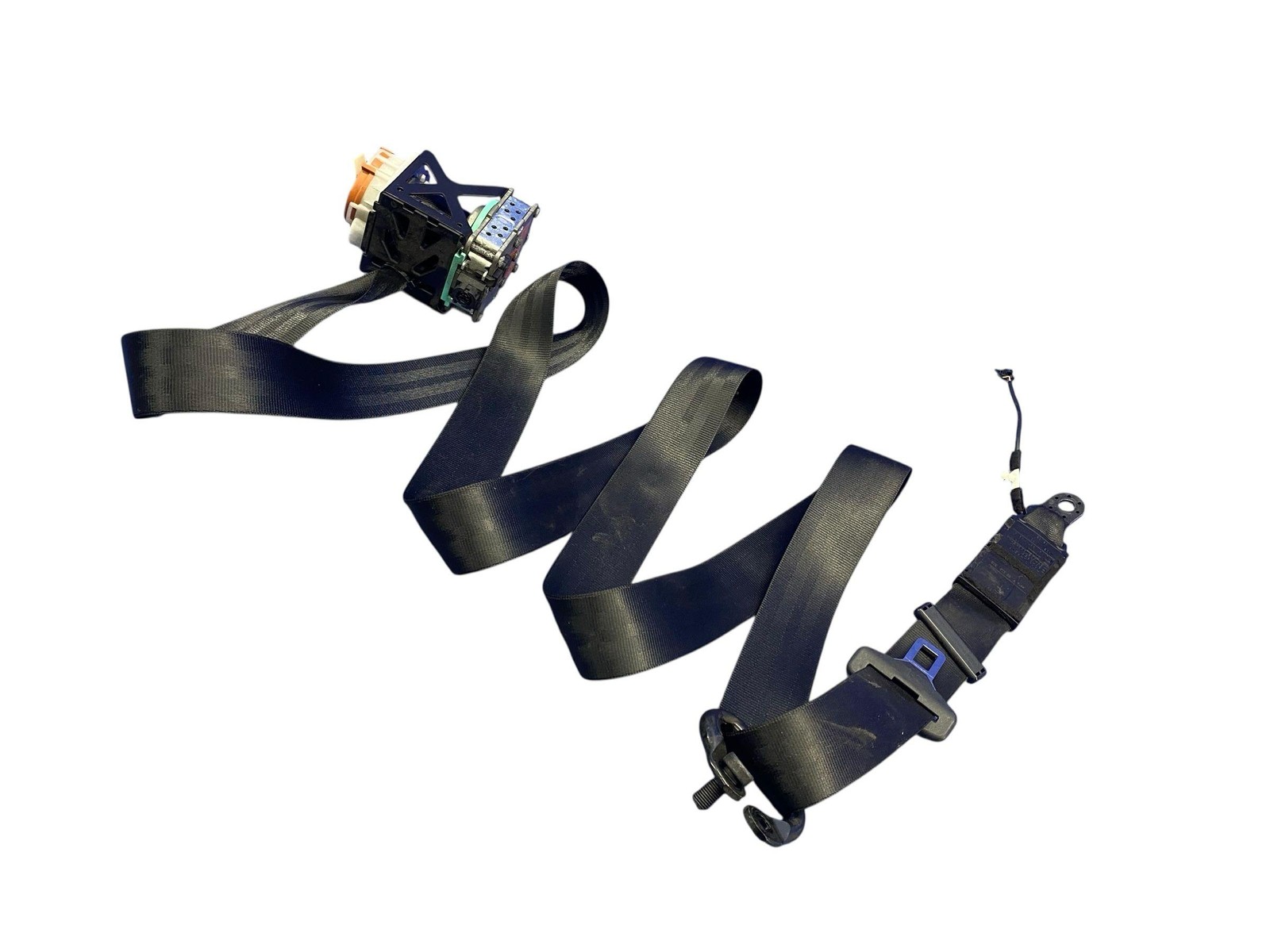 2011 2012 2013 2014 2015 AUDI R8 FRONT RIGHT SEAT BELT RETRACTOR ASSEMBLY BLACK