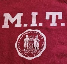 VTG 80s M.I.T. Massachusetts Institute Of Technology College Crewneck Sweatshirt