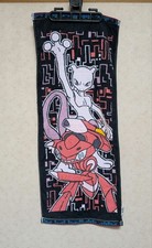 Pokemon Center Mewtwo Red Genesect Face Towel 78x33cm used