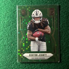 2025 Panini Donruss Elite - Rookies Ashton Jeanty #113 Green Disco (RC)