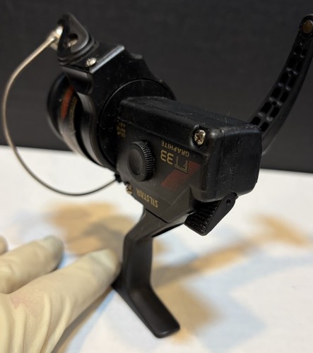 Vintage Silstar FT33 Grahite Spinning Fishing Reel Works Great - 第 5/9 張圖片