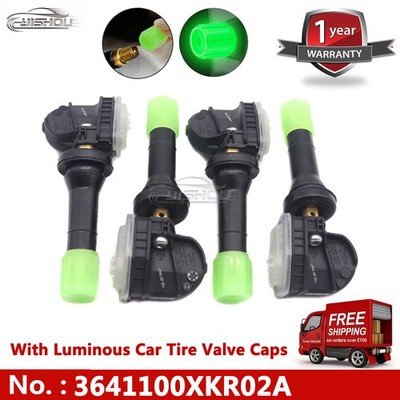 (4)TPMS Tire Pressure Sensor 3641100XKR02A For GreatWall WEY P8 VV5 Haval 433MHZ
