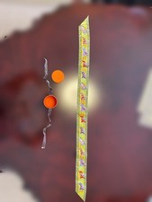 HERMES Schal Pferd & Indianer Muster mit Box Top Zustand Near Mint