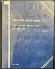 1909-1940 Lincoln Penny Cent Set of 68 Coins In Whitman No. 1 Folder