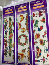 Artistic Creations Butterflies . TEMPORARY TATTOOS - Approved FDA,Made in US