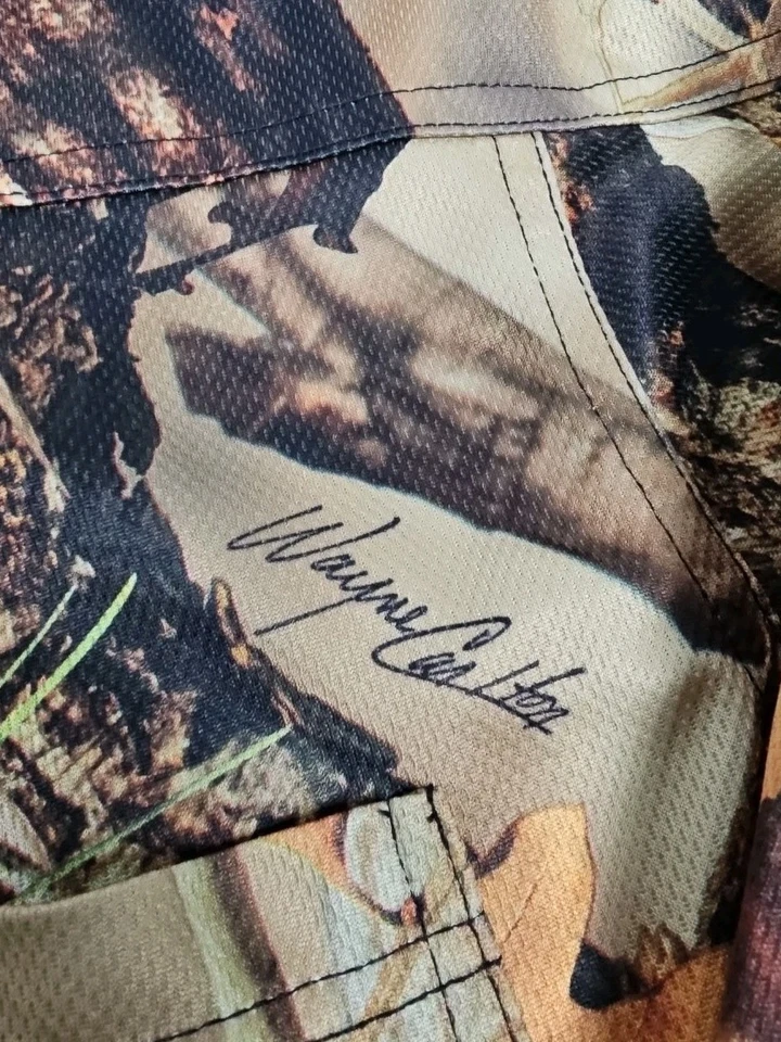 Camisa de caça masculina vintage Dickies Wayne Carlton Vanish híbrida camuflagem oeste grande - Imagem 3 de 4