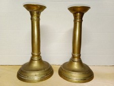 Coppia di candelabri vintage in ottone