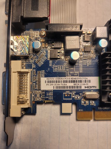 Sapphire Radeon HD5450 1GB DDR3 PCI-E Graphics Card 299-1E164-701SA - Picture 4 of 5