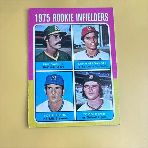 1975 Topps Mini #623 Rookie Infielders - Keith Hernandez RC