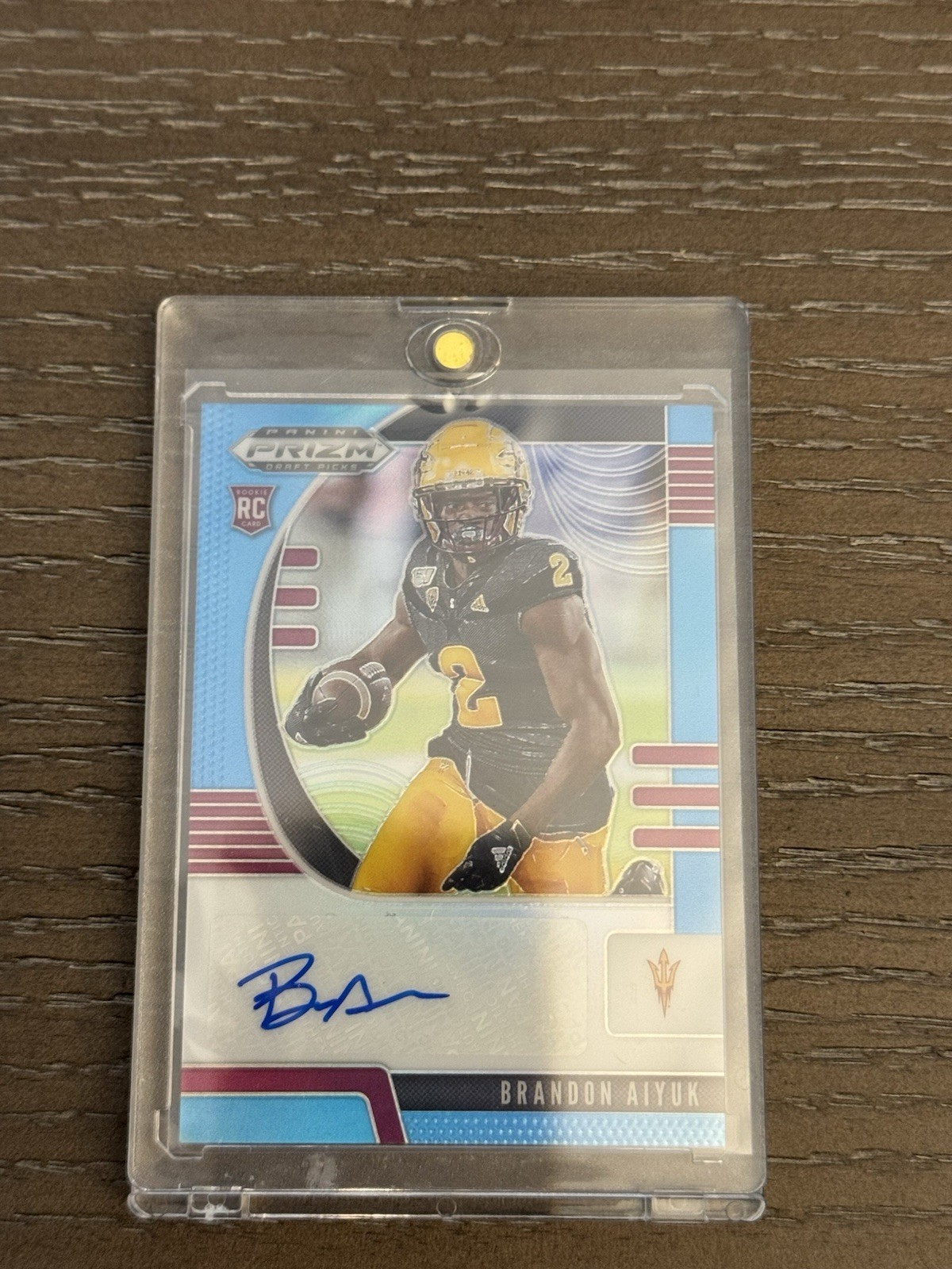 BRANDON AIYUK RC AUTO BLUE PRIZM 21/30🔥2020 Panini Prizm Draft Picks #255
