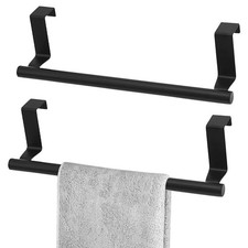 2 Pack Over The Door Towel Rack Over Cabinet Door Kitchen Towel Holder