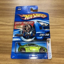 Hot Wheels Honda Civic Si 2006 First Editions #028 Green FTE FASTER THAN EVER