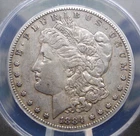 1884 "S" Morgan SILVER Dollar $1 ANACS EF45 #678 Extra Fine XF ECC&C, Inc.
