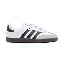 ADIDAS INFANT KIDS SAMBA OG WHITE/BLACK/GUM IE3679-SIZE 7