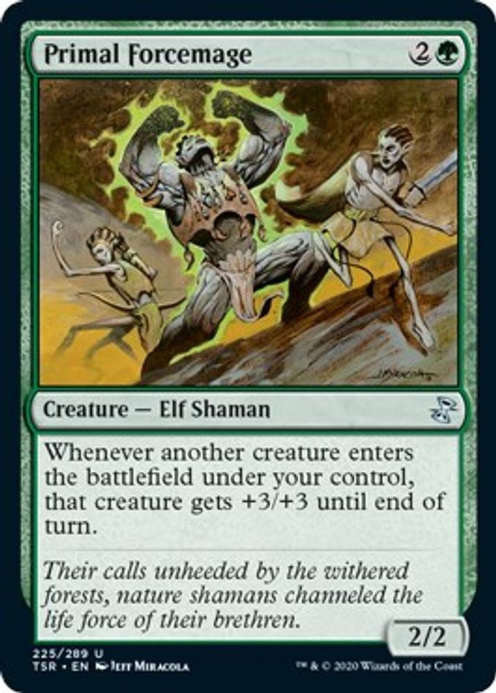 Primal Forcemage, Time Spiral: Remastered #225 Near Mint MTG U