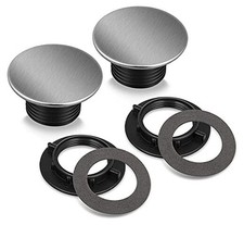 Kitchen Faucet Hole Cover Stainless Steel, Premium Sink Tap Hole Cover, 2 Pcs