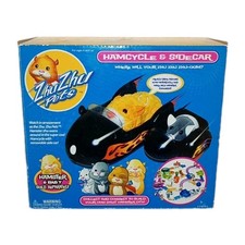 ZHU ZHU PETS HAMCYCLE  SIDECAR NEW FROM 2009 VINTAGE RARE
