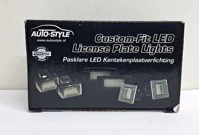AUTO-STYLE Satz LED Nummerschildbeleuchtung kompatibel mit Renault/Opel diverse