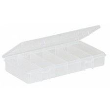 Plano Compartment Box with 6 compartments, Plastic, 1 3/8 in H x 4-1/4 in W