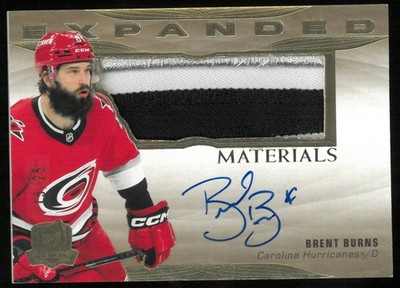 2022-23 Upper Deck The Cup Expanded Materials Patch Auto Brent Burns /25