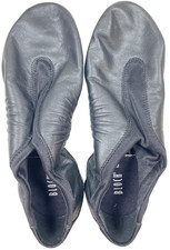 BLOCH Children DANCE SHOE US BLK M size 8 LEATHER SPLIT SOLE JAZZ