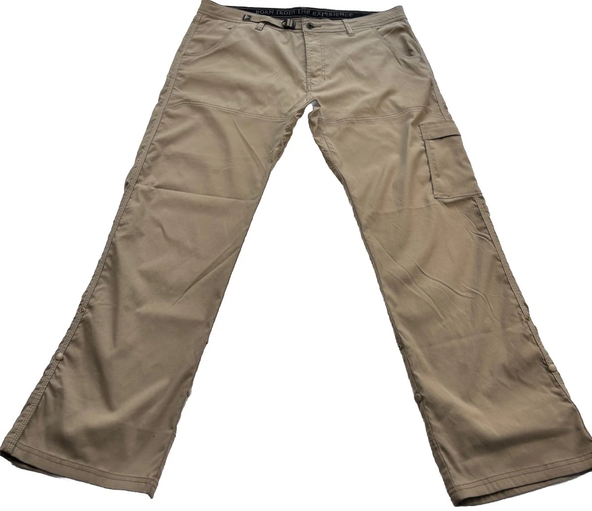 Prana Men's Khaki Nylon Stretch Zion Convertible Hiking Pants Sz 38x33 Gorpcore
Opens in a new windo