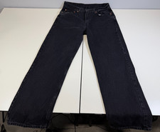 Levi's Mens 565 Loose Fit Straight Leg Black Jeans Size 32x32