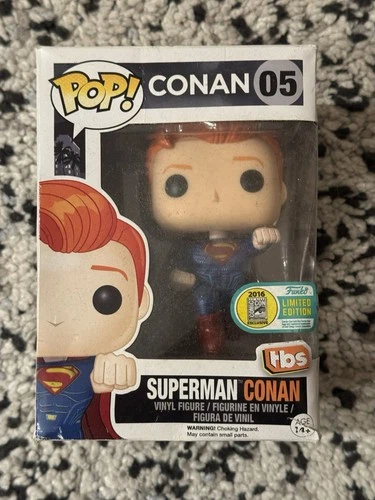 Funko Pop! Vinyl Conan O'Brien (as Superman)  San Diego Comic Con (Exclusive) 05