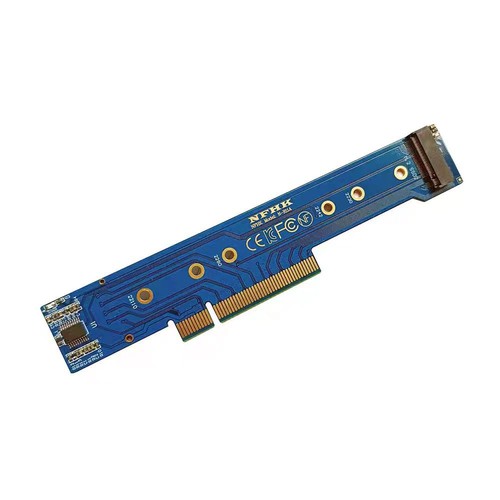 PCIe 3.0 4.0 x8 to 2 NVMe M.2 NGFF SSD Split Card Adapter for 1U Chassis - Bild 5 von 5