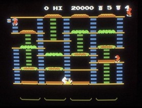 BurgerTime & Ice Climber Nintendo Famicom Disk Japan Import US Seller TESTED