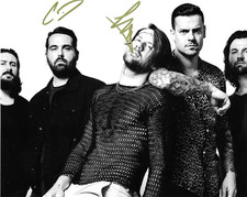 * BEARTOOTH * signed 8x10 photo * THE SURFACE * BELOW * COA *