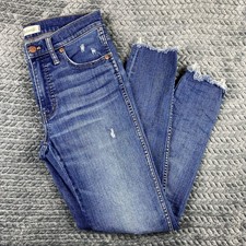 Madewell 9" High Rise Skinny Jeans Dark Wash Size 27