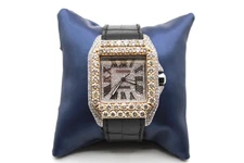 Cartier Santos 100, Natural Diamonds