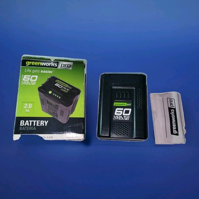 #ad Genuine Greenworks Pro LB60A00 60V Lithium 2.0 Ah Battery Pack Opened Box $49.99
