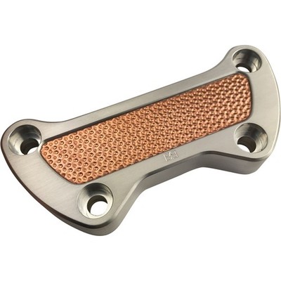 Brass Balls Top Clamp Hammered Copper/Natural  BB10-125