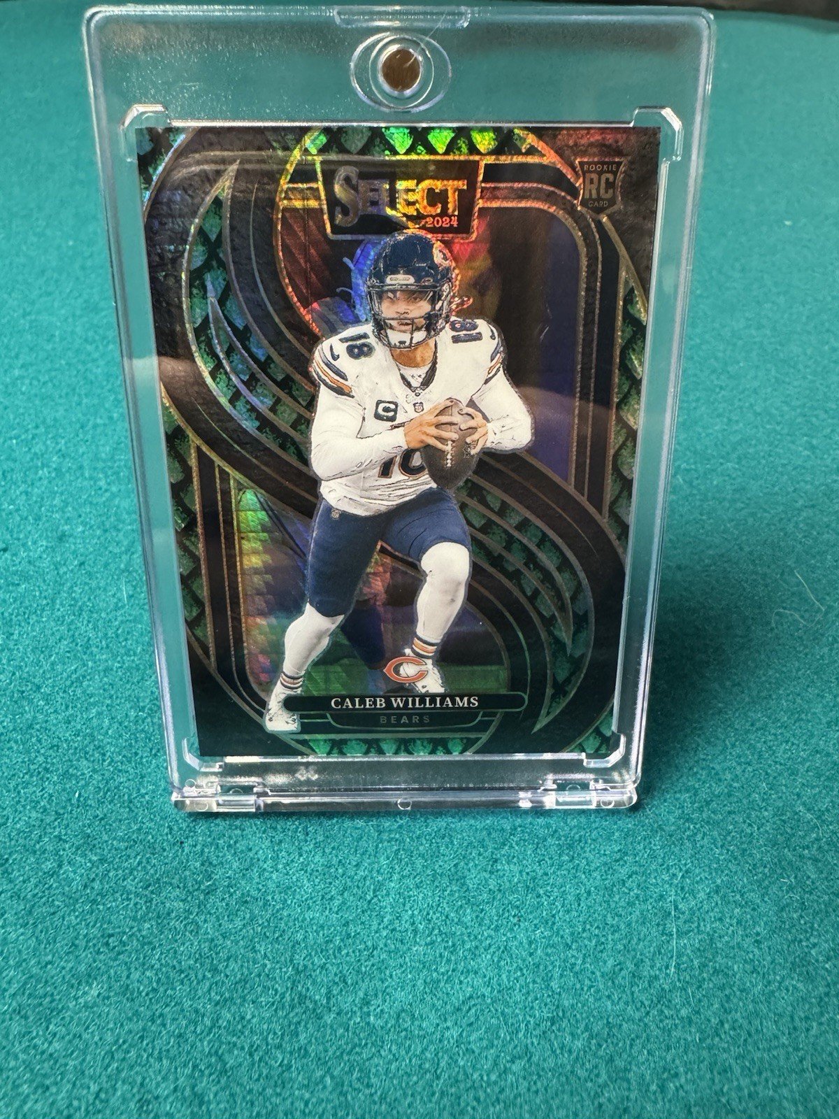 2024 Panini Select - Premier Level Caleb Williams #114 Dragon Scale Prizm /81 RC