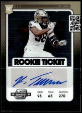 2021 Panini Contenders Optic #155 Payton Turner Rookie Ticket Auto