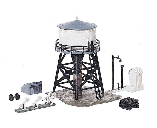 Faller Spur N 222150 Wasserturm Mit AusschmüCkungen GebäUde-Bausatz 1:160-image