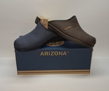 Arizona Uomo Ciabatte Pantofole Sottopiede In Vera Pelle