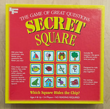 University Games Secret Square Educational Board Game No Reading Required Age 4+