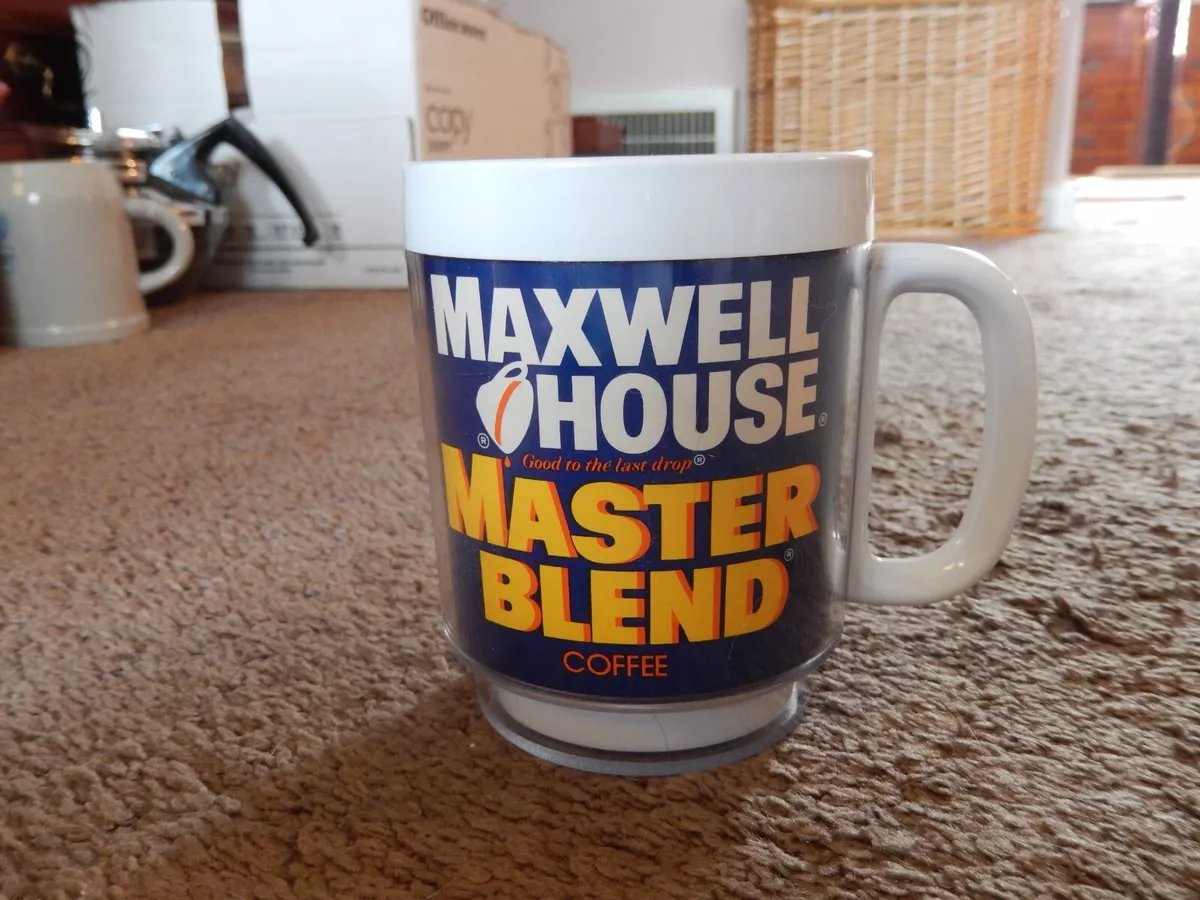 VTG THERMO SERV MAXWELL HOUSE MASTER BLEND INSULATED MUG eBay