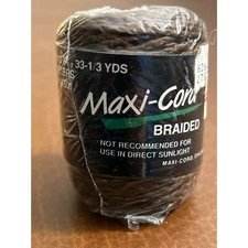 Maxi-Cord Braided 2mm Brown Yarn 