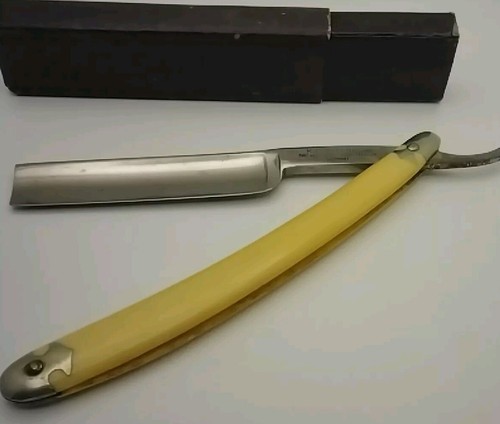 Vintage 6/8” K.C. Seelbach Straight Razor Shave Solingen Germany